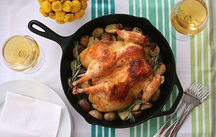 healthy meal ideas, French Market Chicken with Herbed Potatoes